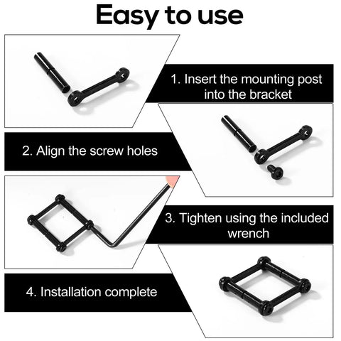 Installation guide for Three Set Anti Walk Pins Kit For Vehicles And Model Aircraft Durable Iron Anti Slip Rotation Pins