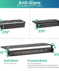3W 7 Inch LED hardscape paver lighting with acrylic lens, 270° rotation, anti-glare, frosted black finish for outdoor steps.