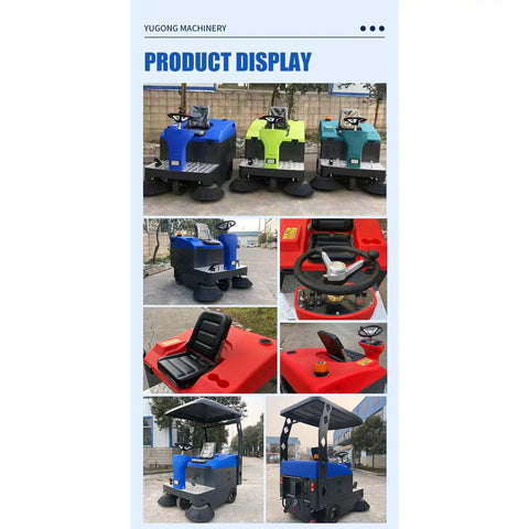 Ride On Automatic Floor Sweeper Machine For Warehouses Factories And Commercial Spaces Heavy Duty Industrial Cleaning System Designed for Large Indoor Areas And Distribution Centers Efficient Sweeping Solution