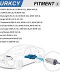 Diagram showing fitment and installation of External Fuel Pump Assembly For 1983 To 1991 Ford F150 F250 F350 E150 E250 E350 models.
