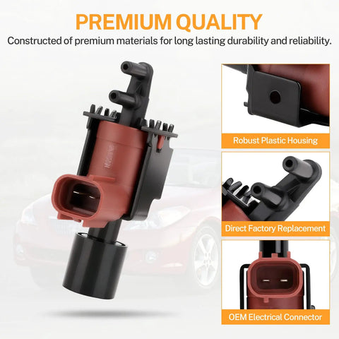 Toyota Vacuum Switching Valve Solenoid VSV Replacement for 1992 2007 Camry Sienna Avalon Highlander close-up