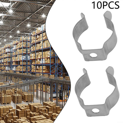 Spring Terry Clips Tool Hangers For Garage Shed And Patio To Tidy Up Brooms Rakes And Tools With Heavy Duty Manganese Steel U Clips For Long Lasting Storage And Quick Access 10 Pack 25mm, 10 pcs shown