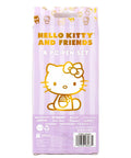 Back view of Kawaii Sanrio Pen Set With Four Color Ballpoint Pens Featuring My Melody And Kuromi Glitter Gold Foil Accents box