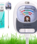 4 In 1 Soil Test Kit With Moisture Meter PH Meter Fertility And Sunlight Meter For Indoor Outdoor Gardening Lawn And Farm Large Dial Reader No Battery Needed Fast At A Glance Readouts displayed with package