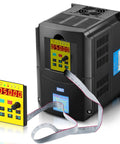 7.5KW VFD Variable Frequency Drive For AC Motors 32A 220V Single Or Three Phase Input To 3 Phase Output 0 400Hz Speed Control With Soft Start No Fuss Install And Energy Saving, front panel view