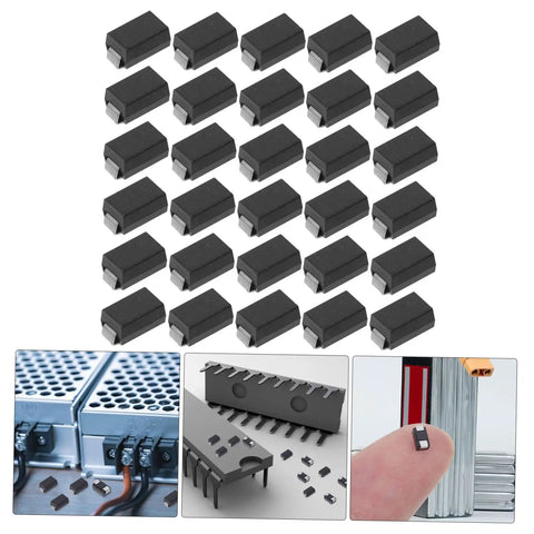 Heavy Duty US1K 1A 800V Rectifier Diodes 100 Pack shown in close-up, ideal for automotive and industrial use.