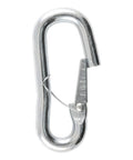 Heavy Duty Snap Hook For Trailer Safety Chains With Quick Release Spring Loaded Latch Diameter 9 16 Inch Carabiner Clip Built Tough 5000 Pound Rating For Secure Towing zinc plated