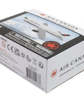 Air Canada Licensed Construction Toy Set With 66 Pieces For Kids, box packaging showing airplane image and logos