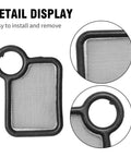 Close-up of VVT VTEC Solenoid Gasket Spool Valve Filter Kit Replacement For Honda Accord CRV Civic TSX RSX RDX Element Fit 2002 2015 Replaces 15815 RAA A01 And 15845 RAA A0, showing detail display and installation ease.