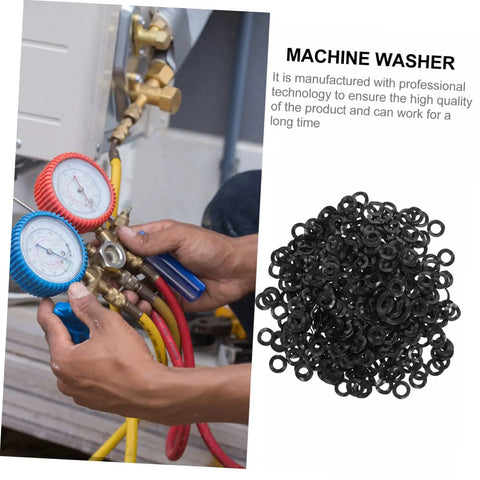 500 Pack Wave Washers Kit Spring Steel Compression Type Elastic Gaskets For Thrust Applications Prevent Loosening And Reduce Friction, black wave washers for gauge repair