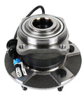 Product image of Rear Wheel Bearing And Hub Assembly 5 Lug With ABS Compatible With Chevy Equinox 2005 2006 Pontiac Torrent 2006 Saturn Vue 2002 2007 Rear Left And Rear Right Sides For 4 Wheel ABS Vehicles, showing front view with ABS sensor and wire.