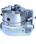Heavy Duty Beast Rotary Table With 6 Inch 3 Jaw Chuck And Precision Indexing Head, showing robust design for milling tasks.