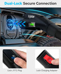Tesla Nacs To J1772 Ev Charger Adapter 60Amp 250Volt Ul 2252 Certified connected with secure locking features.