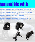 Rocksolid Engine And Transmission Mount Set Of 4 That Drops Right In For 2011 To 2015 Chrysler Town And Country Plus 2011 To 2017 Dodge Grand Caravan 3.6L V6 Automatic easy install image showing compatibility with various vehicles.