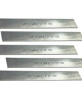 Set Of 5 HSS Trapezoid Lathe Blades One Eighth By Three Quarter By Six Inches For Parting Cut Off And Tool Holders Hardened And Ground
