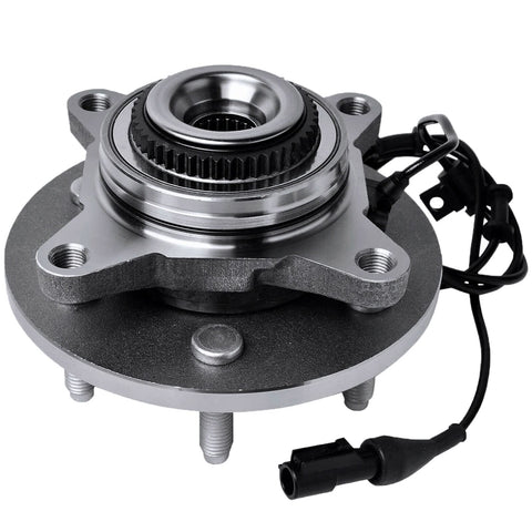 Front Wheel Bearing And Hub Assembly Six Lug 4WD With ABS Replacement Fits Ford F 150 2004 2005 Lincoln Navigator Mark LT