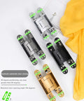Universal Zinc Alloy Door Hinges Hydraulically Adjustable Three Way Smooth As Butter Silent Closing For Folding Automatic Door Closers Silver Set Of 4 Heavy Duty Real Deal displaying various hinge colors and mechanical components.