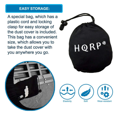 Black storage bag for Elastic Dust Cover With Bag For Casio 61 76 Key Electronic Keyboards And Digital Pianos Fits CTK 7200 6200 6250 2400 Series With Adjustable Elastic Band Made From Spandex Keeps Dust Off Between Sessions.