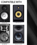 Heavy Duty Dust Cover For 8-Inch Studio Monitors Pro Grade Gear Shield Keeps Dust Off Yamaha HS8 Adam T7V KRK Rokit 8 G4 JBL