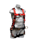 EagleLite Three D Ring Harness With Tongue Buckles Heavy Duty Polyester Nylon Large Size for construction and industrial work