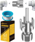 Dual Function Pipe Threading Tool For PVC Piping Internal And External Threads With 1/2 And 3/4 Dies Heavy Duty Alloy Steel