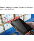 Rugged Workhorse Handheld Barcode Scanner With 4G WiFi Bluetooth 3GB RAM 32GB ROM 4 Inch Screen IP66 scanning cartons