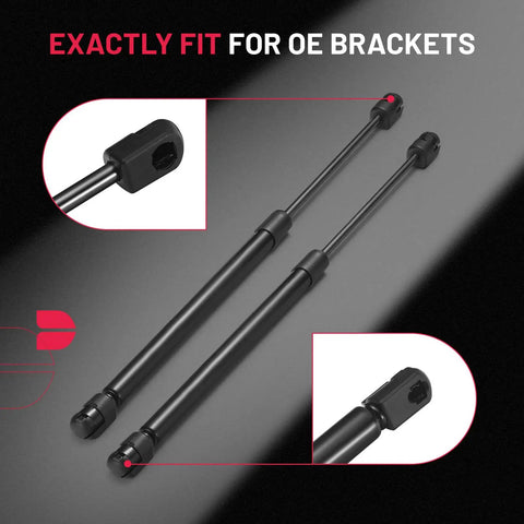 14 Inch Lift Support Gas Shocks For Truck Camper Shell Topper And Cap Window Heavy Duty Struts