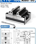 Built Tough Heavy Duty CNC Vise With Four Five Axis Turntable Fixture Self Centering Design For Milling Workholding, 2kg.