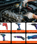 10 Piece 5 Point Security Torx Bit Set With Tamper Proof Star Driver Head Magnetic S2 Alloy Steel Quarter Inch Hex Shank TT8 To TT45 Sizes in vehicle repair.