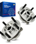 Beefed Up Front Wheel Bearing And Hub Assembly 2 Piece Set For 2017-2023 Hyundai Elantra, 2019-2022 Kia Forte shown with packaging