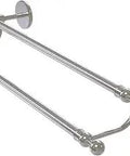 Skyline Collection 36 Inch Double Towel Bar in Satin Nickel, Solid Brass Construction, Wall Mounted with Concealed Mounting Hardware