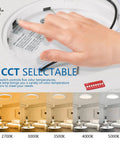 Hand adjusting Dope 2x2 Foot LED Flat Panel Light 30W 5000K Dimmable 1 To 10V Drop Ceiling Fixture with 5 CCT options