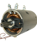 Beefed Up 12V Winch Motor Replacement for Warn 20 Spline, Reversible 3 Post Design, heavy duty view
