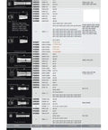 Premium Precision Ground CHK Spindle Chuck Collets For CNC And Manual Milling sizes 3.175 4 5 6mm tool specifications chart