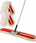 Make Spotless Floors A Snap With This 36 Inch Commercial Dust Mop Boasting A Thick Microfiber Head for easy cleaning.