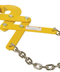 Low Profile Double Scissor Pallet Puller, Workhorse Steel Construction, 5000 Lb Capacity, Self Cleaning Head, 2 In By 16-3/4 In By 13-3/4 In