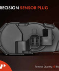 TPS Throttle Position Sensor With 6 Blade Plug For Chevy Silverado Avalanche Suburban Camaro Colorado Corvette Express Malibu black plastic, 6-pin