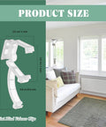 Grab These Top Notch Clear Plastic Valance Clips For Seamless Install On Wood Or Faux Wood Horizontal Blinds, 5 cm size.