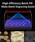 Falcon2 Pro 40W Desktop Diode Laser Engraver with enclosure, smart camera, air assist for engraving wood, acrylic, leather, stone.