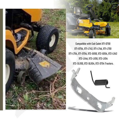 Chute Mounting Bracket Kit For XT1 GT50 GT54 LT42 LT46 LT50 LT54 XT1 ST54 XT2 GX50 GX54 LX42 LX46 LX50 ZT1 ZT2 Tractors Replacement Kit With All Hardware Replaces 783-08504A-0637 783-08504A 783-08504B