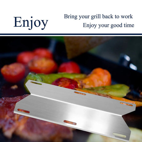 Stainless Steel Grill Tent Shields And Burner Cover Kit For Jenn Air Glen Canyon Nexgrill Costco Kirkland 17.75 X 6.38 Inches Replacement Parts