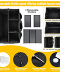Large Rolling Cleaning Caddy With Wheels And Detachable Trolley 48L Capacity Adjustable dividers and durable material