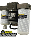 Upgraded Fuel Lift Pump Kit With Inline Filter And Water Separator For Gm 6 6 Liter Duramax Engines showing HD lift pump and filters.
