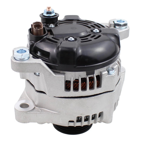 150AMP Beefed Up Alternator For Hyundai Sonata Santa Fe Sport Optima Kia Sorento Sportage 2.0L 2.4L Engines 2015-2021 Direct Fit Replacement Meets OEM Specs, front view