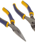 2-Piece Pliers Set with 6-Inch Slip-Joint and 6-Inch Long Nose Pliers, Nickel Chromium Steel, ProTouch Grips, Anti-Pinch Design, Home Improvement