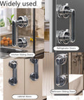 Powerful Large Suction Cup Handle For Glass Doors Windows Cabinets And Refrigerators No Drilling Installation Detachable shown in use