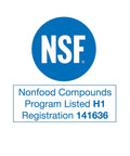 NSF certification for Anti Seize High Tech Metal Free Assembly Paste For Clean DIY And Pro Use NSF Certified Prevents Seizing And Corrosion Safe On Stainless Steel And Food Equipment Extreme Heat Range From -40 F To 2552 F 4.2 Oz