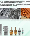 17 Piece Air Conditioning Valve Core Kit With Valve Cores And Accessories For R12 R134a Sealing Covers materials