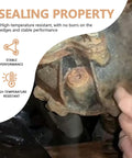 Leak Proof Oil Drain Plug Gasket Kit With Copper And Aluminum Crush Washers image showing sealing property and durability.