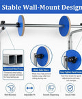 Kickass Heavy Duty Wall Mount Bubble Wrap Roll Dispenser with galvanized steel frame and wide discs for secure holding.